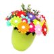 thumbnail image 5 of DIY Craft Kit de alambre de hierro botón Ramo de fieltro Hacer 40 flores cáscara de huevo-jazmín, 5 of 5