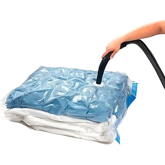 12 Bolsas Al Vacío Grandes Norplat - Comprimir Ropa Plumon