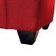 thumbnail image 4 of Sofá Mateo Pata Plástica 3 Cuerpos Chenille Tipo Lino Rojo, 4 of 5