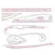 thumbnail image 1 of Regla Curva Francesa, Herramientas De Costura A Medida Para Creadores De Patrones, Diseñadores Principiantes, 8 Uds., 1 of 3