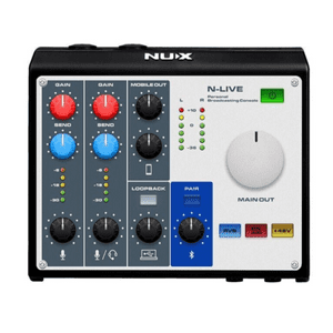 Consola Podcast Multipista Portátil N-Live Nai-33L Nux