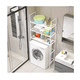 thumbnail image 2 of Organizador Estante Lavadora Baño Metálico Rack 3 Niveles Blanco, 2 of 2