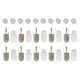 thumbnail image 1 of Contenedor De Brillo De Labios De 10 Piezas Con Tapones De Inserción Para Muestras De Cosméticos De Bricolaje Verde, 1 of 4