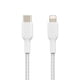 thumbnail image 1 of Cable trenzado USB-C a Lightning BOOST CHARGE Blanco, 1 of 5