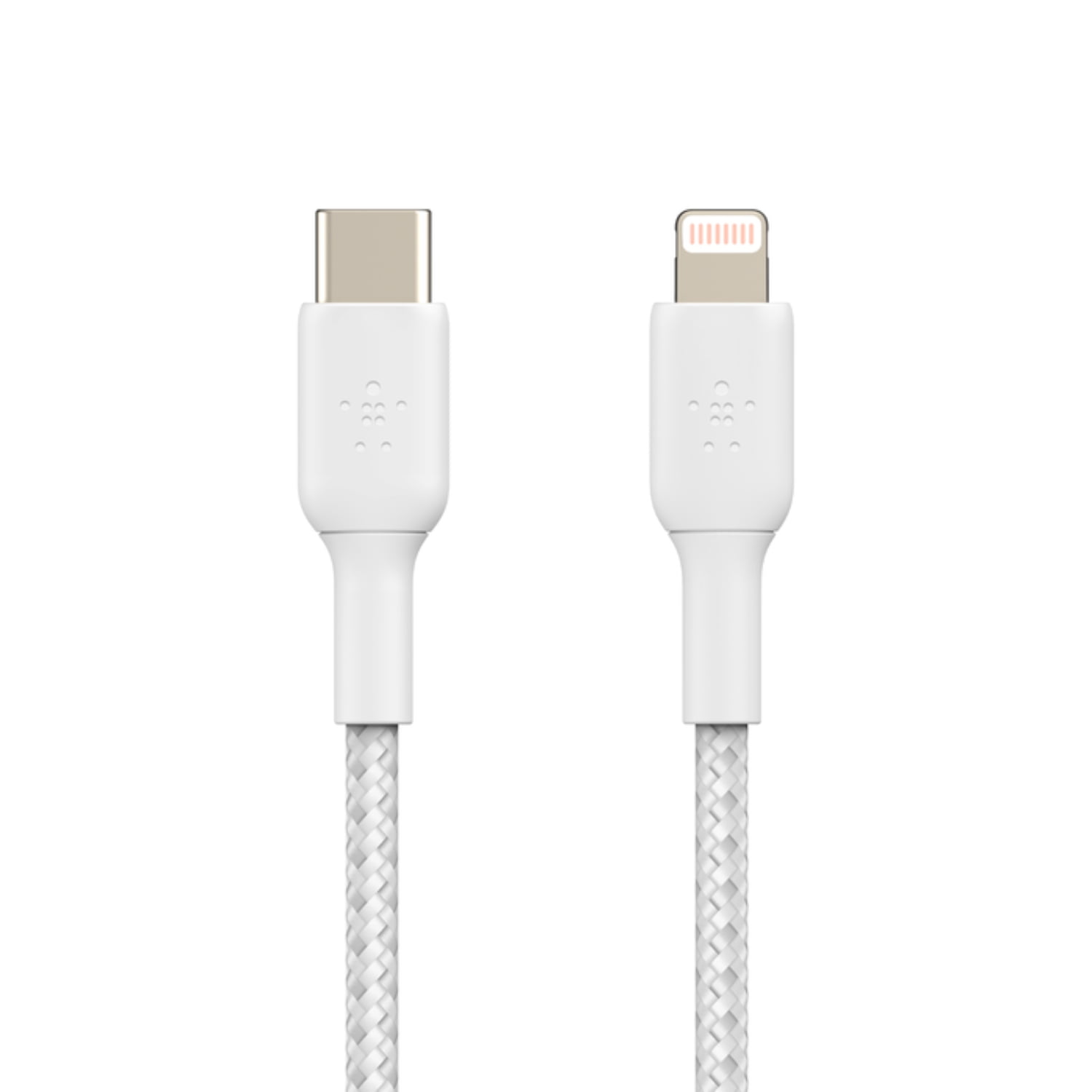 Belkin - Cable Trenzado Usb-c A Lightning Boost Charge Blanco