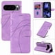 thumbnail image 4 of Funda tipo cartera con tapa para Google Pixel 10 Pro 5G con tarjetero, soporte y cubierta magnética Morado, 4 of 5
