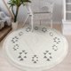 thumbnail image 2 of Alfombra Redonda Palafito Blanca 160 x 160 cm, 2 of 6