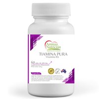 Aminas Nutrición - Tiamina (Vitamina B1) 60 Cápsulas De 300Mg