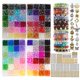 thumbnail image 1 of Kit de Cuentas de Vidrio Hanyoung 8 mm – 2 900 piezas, 96 colores, para pulseras, 1 of 5