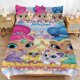 thumbnail image 1 of Shimmer And Shine Cartoon Bedding Sets Ultra Soft Skin-Friendly Duvet Cover 3 Piece, Cute Comforter Cover Bed Set for Boys Girls Kids, 1 of 5