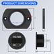 thumbnail image 2 of Voltametro DaierTek LED Azul DC 12V 24V Impermeable, 2 of 3
