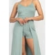 thumbnail image 3 of Conjunto De Top De Tirantes Finos Con Botones Y Mini Shorts, 3 of 5