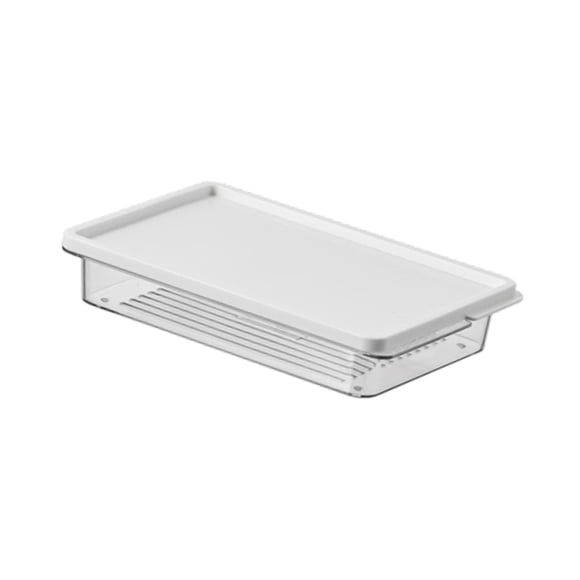 Organizador De Refrigerador, Contenedor Para Almuerzo, Contenedor Para Almacenar Verduras Y Alimentos Para Refrigerador, 21 X 14 X 4 Cm, 650 Ml