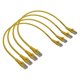thumbnail image 1 of CPM-05-4. LINKMADE Pack de 4 cables patch de 50 cm, Cat5E, color amarillo, cubierta LSZH, multifilar con conectores inyectados., 1 of 4