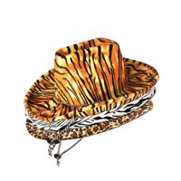 Sombreros De Vaquero Beistle Con Estampado Animal, Paquete De 6
