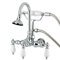 Grifo Para Bañera Con Forma De Garra Kingston Brass Aqua Vintage Chrome