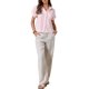 thumbnail image 2 of INSPIRE CHIC Camisa Abotonada para Mujer de Trabajo Casual de Verano con Cuello y Manga Corta XL Rosa, 2 of 6