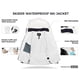 thumbnail image 3 of Chaqueta de esquí Skieer para mujer, impermeable, impermeable, blanca, 3 of 6