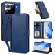 thumbnail image 2 of Funda con Billetera para [Xiaomi 15 Pro] con Bolsillo Zipper y Tarjetero Azul, 2 of 6