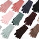 thumbnail image 4 of Guantes de invierno para mujer para clima frío, guantes térmicos con puños para conducir., 4 of 5