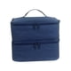 thumbnail image 1 of Bolsa De Almacenamiento De Esmalte De Uñas Con Capacidad Para 30 Botellas Portátil Para Regalo De Mujer De Maquillaje De Viaje Azul, 1 of 3