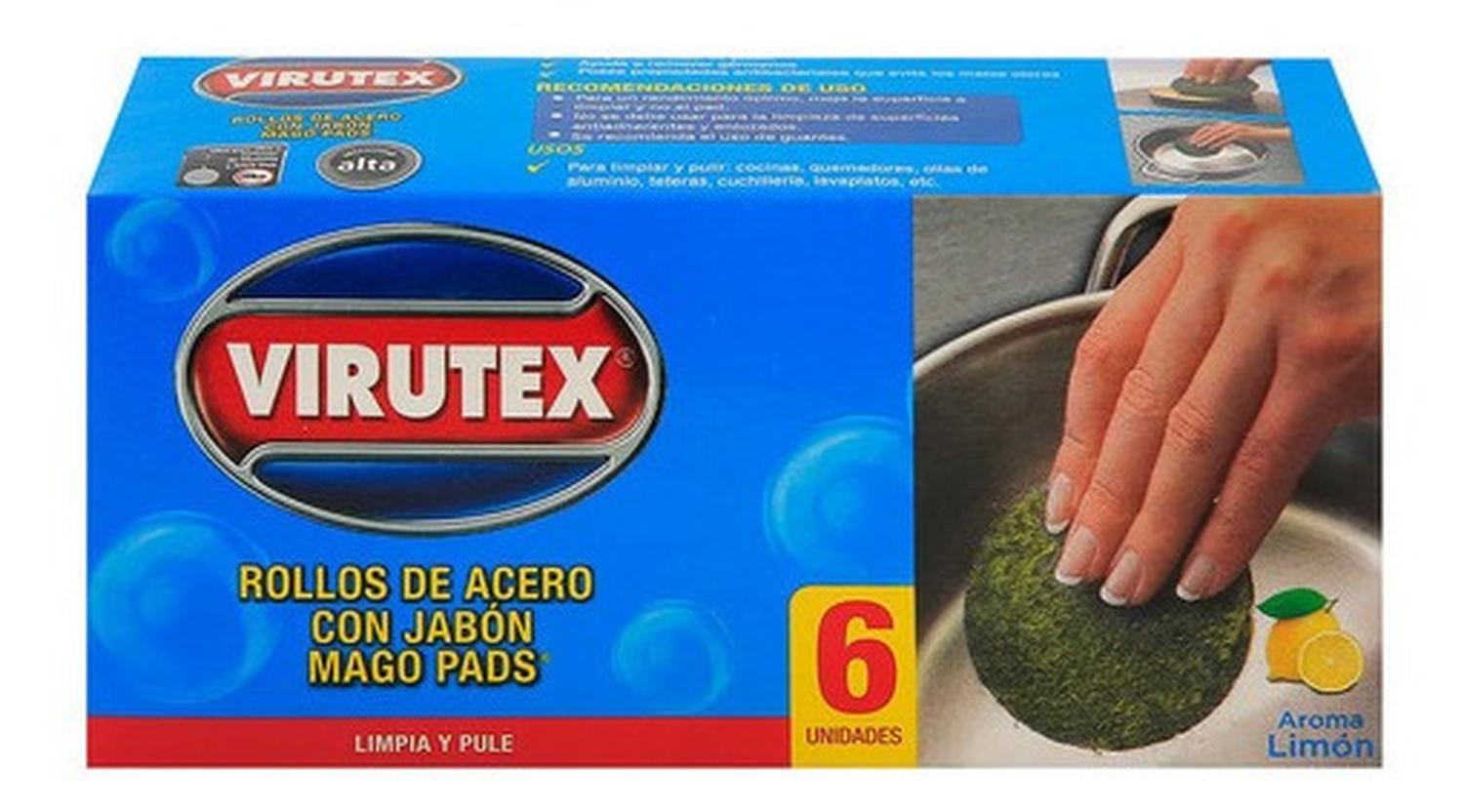 Virutex - Rollos De Acero Con Jábon