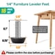 thumbnail image 2 of Niveladores para muebles WAFJAMF, rosca UNC 1/4-20, 16 piezas, 2 of 6