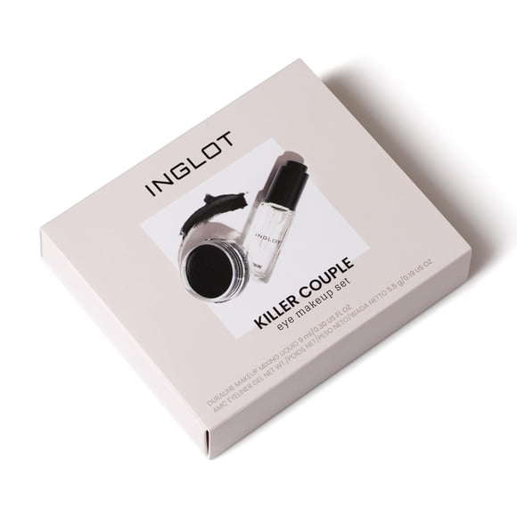 Set de maquillaje de ojos Inglot Duraline AMC Eyeliner Gel 77