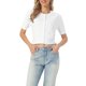 thumbnail image 1 of INSPIRE CHIC Regreso a Clases Verano Cárdigans de Manga Corta Suéter Casual de Punto con Botones Cuello Redondo Suéter Ligero Tops S Blanco, 1 of 6