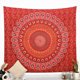 thumbnail image 1 of Tapiz RAJRANG 229x213 cm Algodón Boho Mandala Rojo, 1 of 6