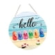 thumbnail image 4 of Letrero De Bienvenida De Playa De Verano, Letrero Colgante De Madera Con Helado Para Fiesta, Porche De Casa, 4 of 5