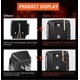 thumbnail image 4 of Kit de luces LED sumergibles Nilight Square IP68 12 V para remolque, 4 of 9