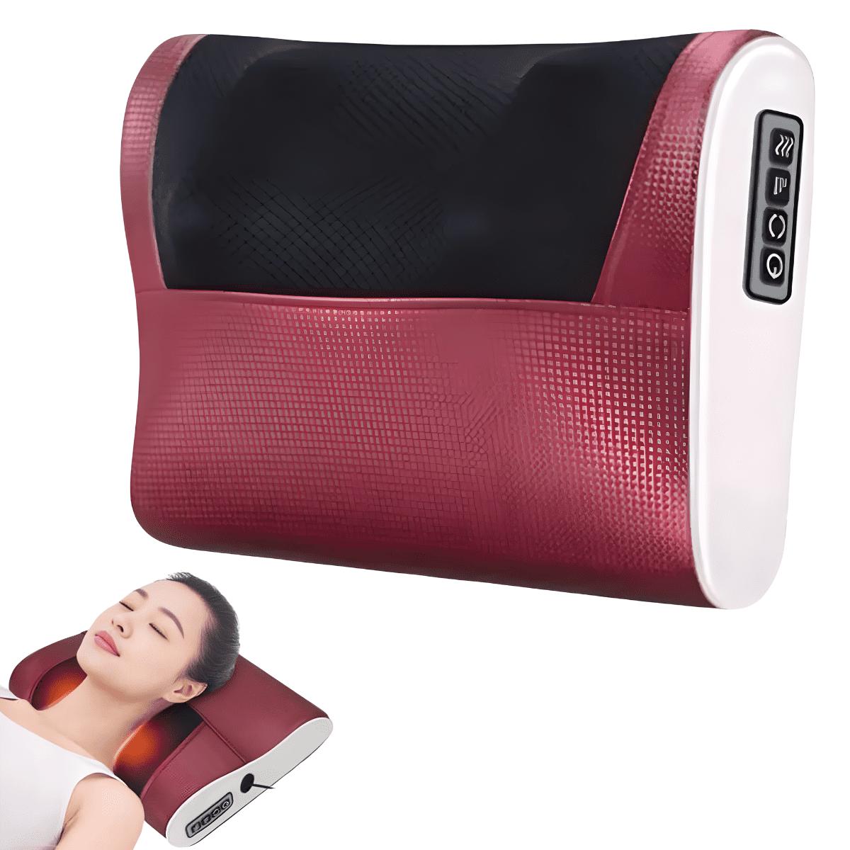 Genérico - Cojín Masajeador Health Con Calor Cuello Espalda Relajante