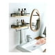 thumbnail image 3 of Estanteria Minimalista Moderna 2 Niveles Flotante De Madera, 3 of 6