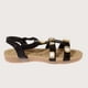 thumbnail image 4 of Sandalia Joyas Negro Vía Franca, 4 of 5