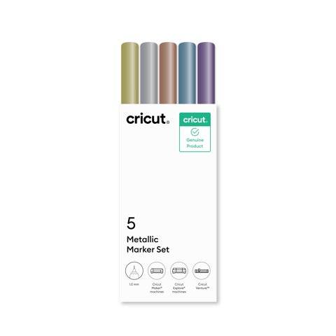 Set De Bolígrafos Cricut Metallic De 1,0 Mm (5 Quilates) Para Cricut Maker 4