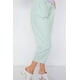 thumbnail image 2 of Pantalones de Cintura Ajustable con Broches y Pernera Ancha y Tobillo Liso de Estilo Chic Pastel, 2 of 4