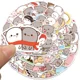 thumbnail image 3 of Set Stickers calcomonias Mochi Mochi Peach cat Gatitos kawai, 3 of 8