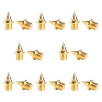 Ioensy - 16 Piezas De Clavos De Repuesto Para Zapatillas De Atletismo De 7 Mm Para Carreras De Corta Distancia, Clavos Afilados Dorados