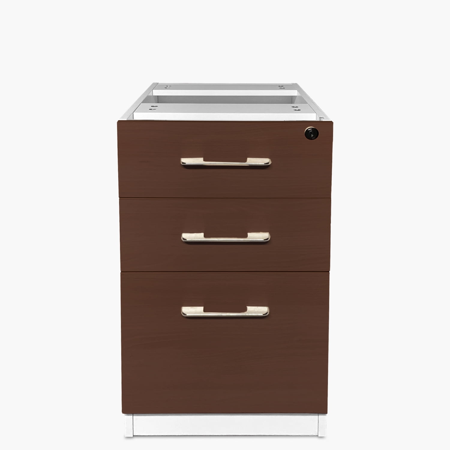 Form Office - Cajonera Melamina Pedestal Wengue/blanco