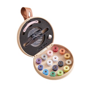 Bothyi - Kit De Costura Dedal Suministros De Costura Hilo Para Viajes Adultos Niños Albaricoque