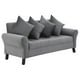 thumbnail image 2 of Sofa Lua 3c Felpa 20 Gris, 2 of 5