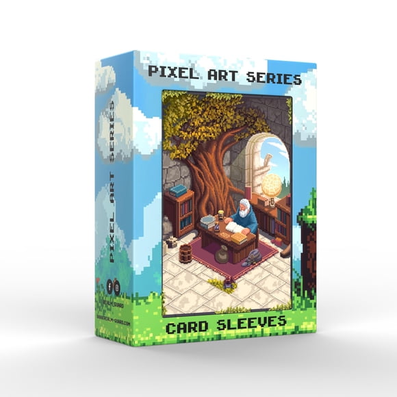 Fundas Para Cartas Pixel Art Series 100 Piezas Tcg mtg