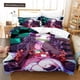 thumbnail image 1 of x2554 Bed SheetsNezuko Kamado Bedding Set Anime Demon Slayer Duvet Cover Comforter Bed Linen Twin Full Size Girl Boys Gift 3-Piece Bedding Set (1 Duvet Cover + 2 Pillow Shams) nj2554, 1 of 5