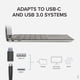 thumbnail image 4 of Adaptador dual de monitor HDMI y DisplayPort 4K enchufable, 4 of 7