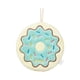 thumbnail image 3 of Toallas De Mano De Terciopelo Coral Con Trabillas Para Colgar, Absorbentes, Extra Suaves, Donut, 3 of 3