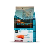 Bravery - Alimento Super Premium Para Gatos Sabor Salmón 7 Kg