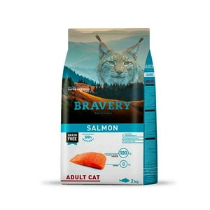 Bravery - Alimento Super Premium Para Gatos Sabor Salmón 7 Kg