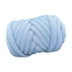 thumbnail image 1 of 250 g de hilo grueso hilo voluminoso hilo trenzado lanzar una manta de hilo de hilo de hilo de hilo de hilo para niños artesanía de gato casa macrame Azul claro, 1 of 5