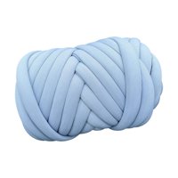 Magideal - 250 G De Hilo Grueso Hilo Voluminoso Hilo Trenzado Lanzar Una Manta De Hilo De Hilo De Hilo De Hilo De Hilo Para Niños Artesanía De Gato Casa Macrame Azul Claro